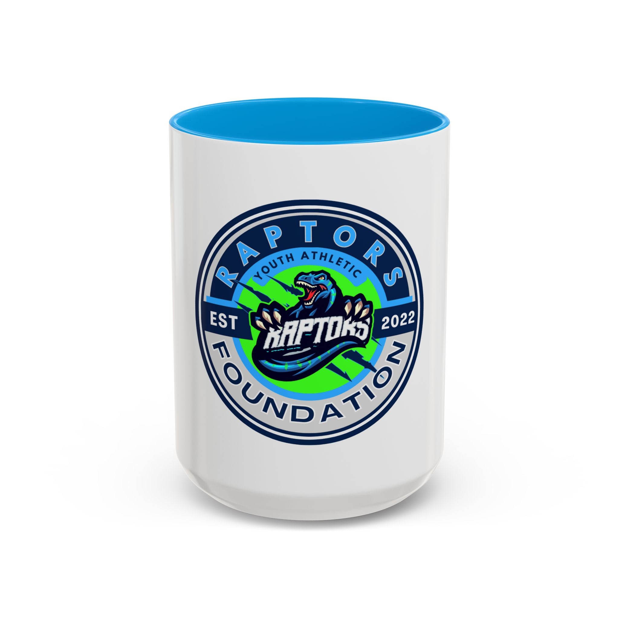 Raptors Foundation Logo Mug — Youth Athletic Team Coffee Cup (11oz/15oz)
