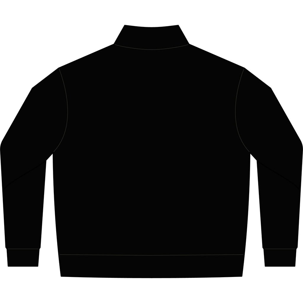 Quarter-Zip Pullover — Retro 'Surf Shop' Logo Fleece