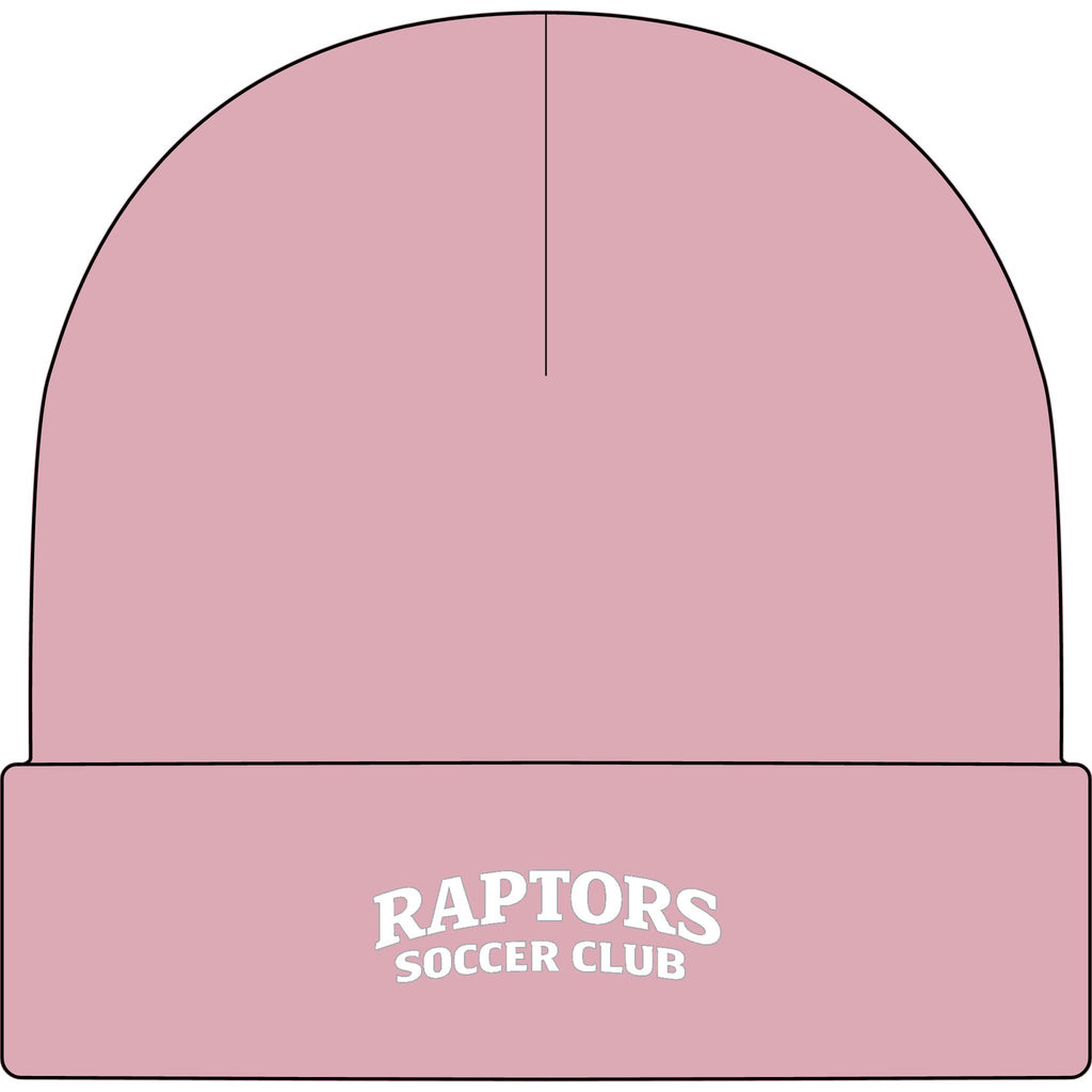 Raptors Soccer Club Cuff Beanie — Embroidered Team Winter Hat