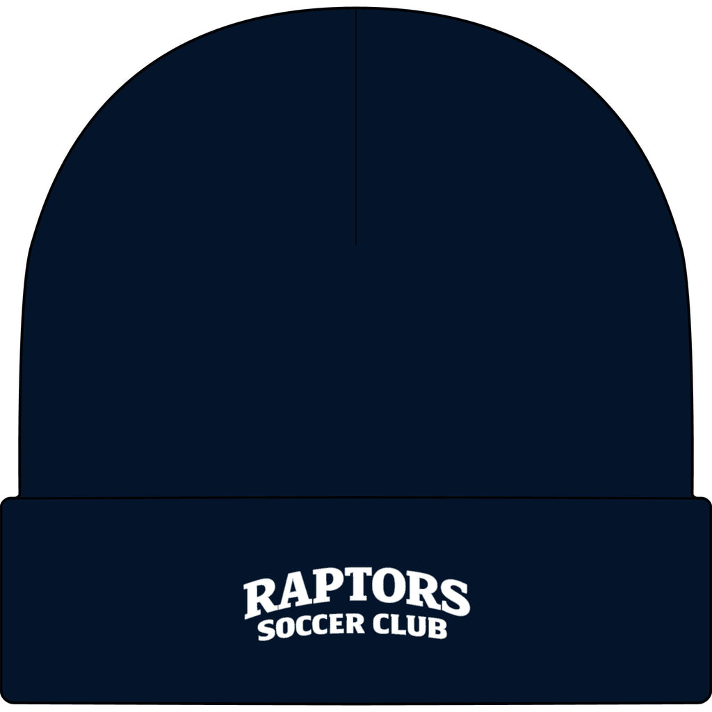Raptors Soccer Club Cuff Beanie — Embroidered Team Winter Hat