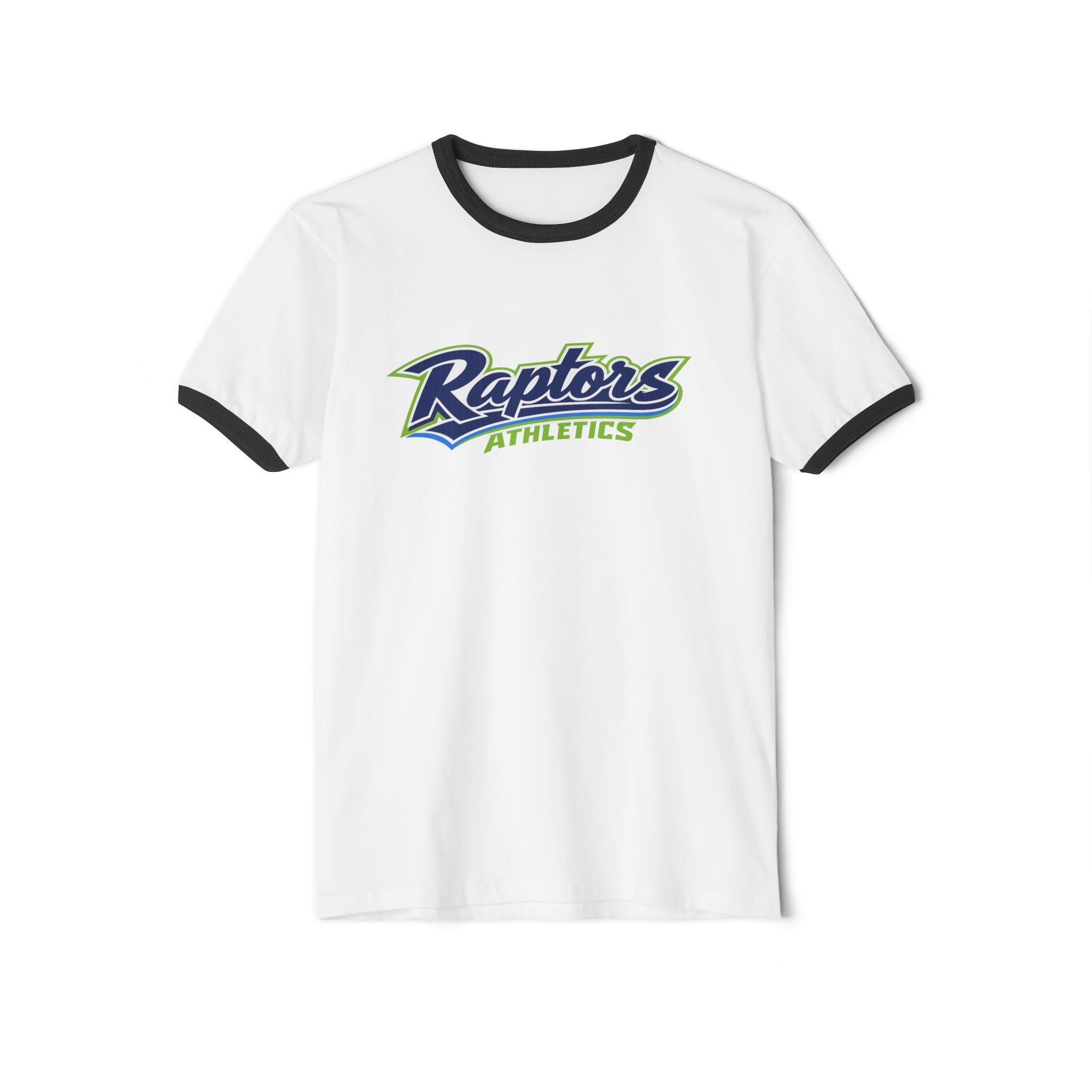 Raptors Athletics Ringer T-Shirt — Retro Sports Graphic Tee