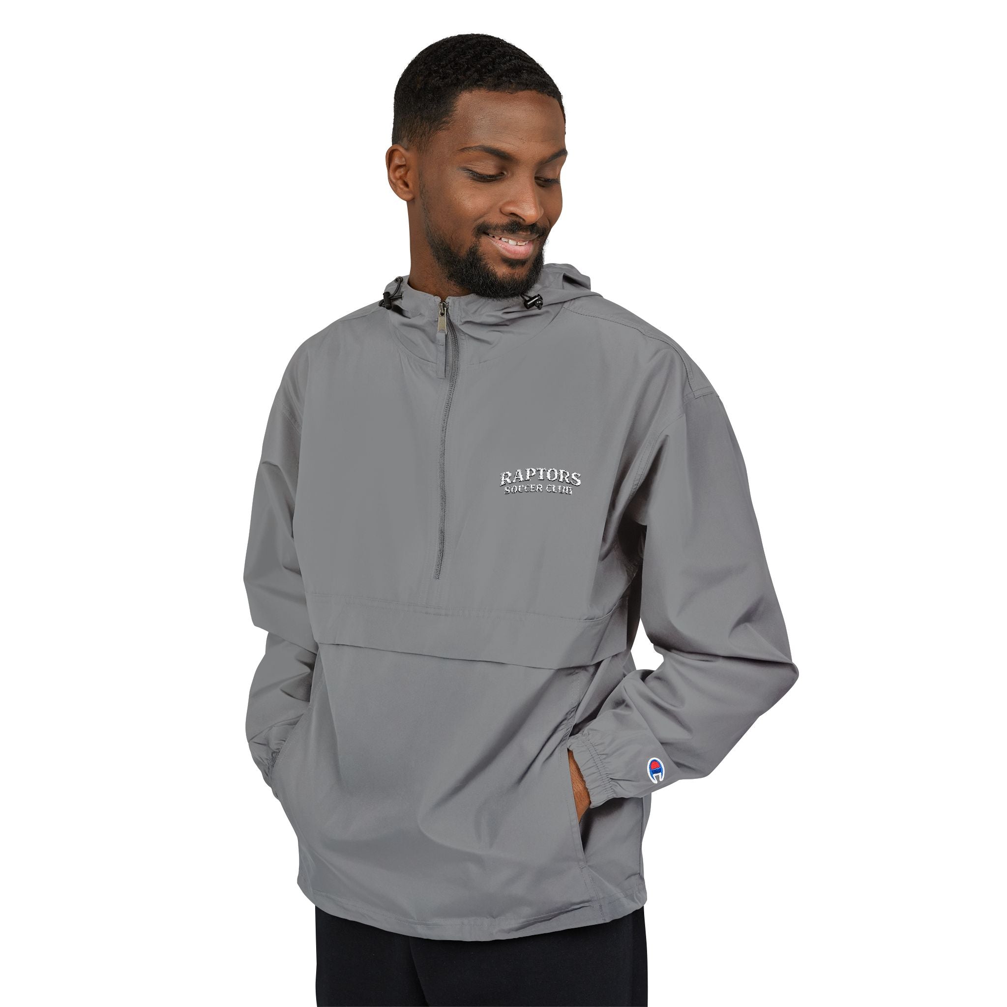 Packable Anorak Jacket — Lightweight Windbreaker with Logo