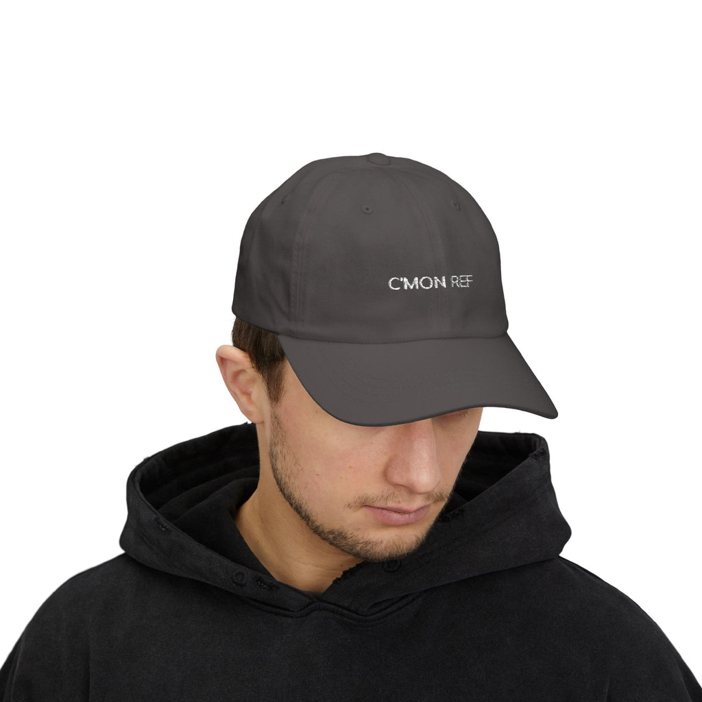 Dad Cap — "C'MON REF" Embroidered Baseball Hat