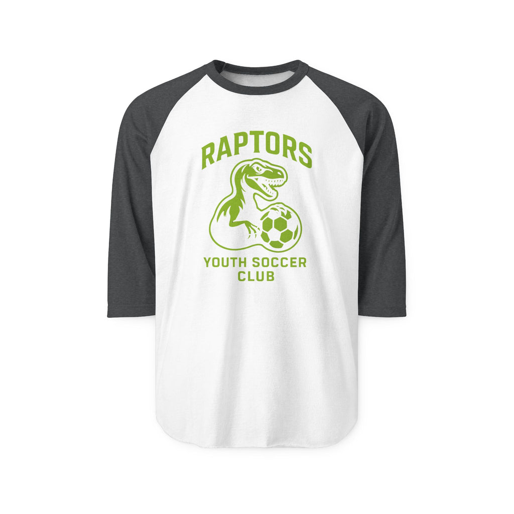 Raglan Shirt - Raptors Youth Soccer Club 3/4 Sleeve
