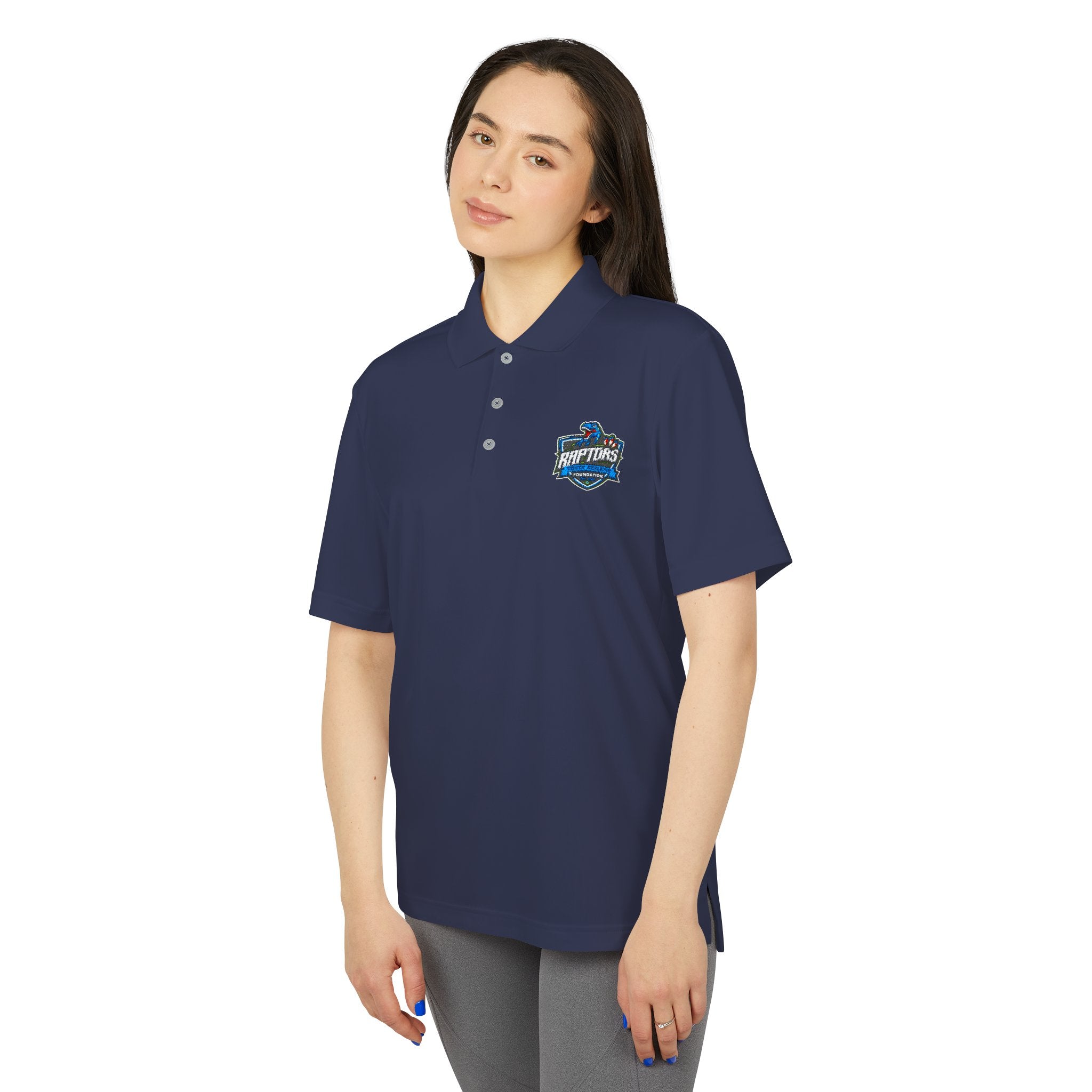 Performance Polo — Raptors Vintage Hockey Crest