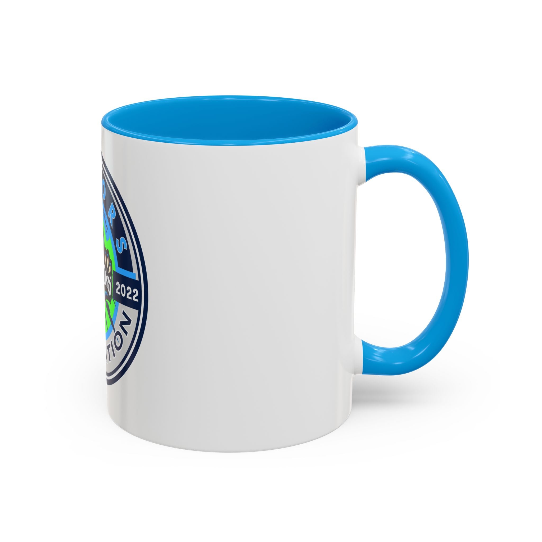 Raptors Foundation Logo Mug — Youth Athletic Team Coffee Cup (11oz/15oz)