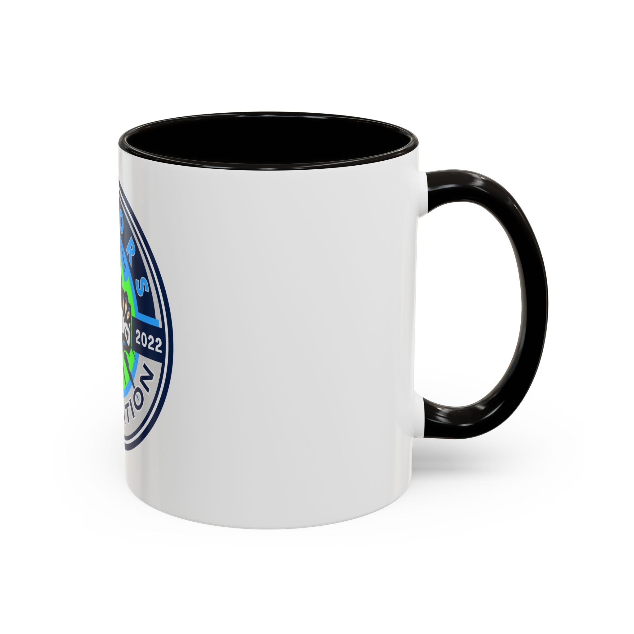 Raptors Foundation Logo Mug — Youth Athletic Team Coffee Cup (11oz/15oz)