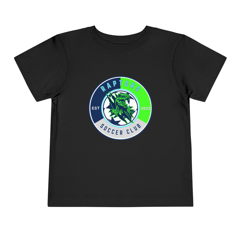 Toddler Soccer Tee — "Raptors Soccer Club" Logo Shirt