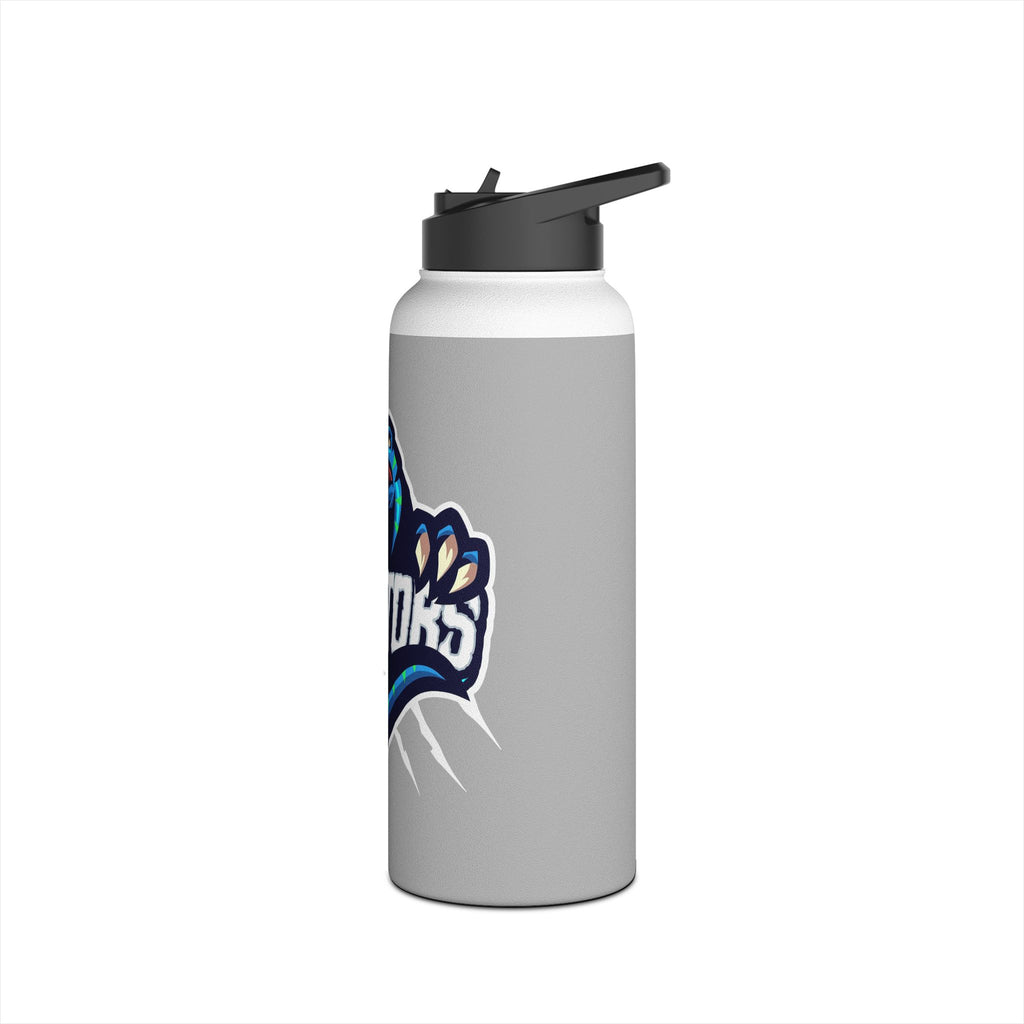 OG Raptors Logo Stainless Steel Water Bottle — Insulated Sports Bottle with Fierce Dino Logo