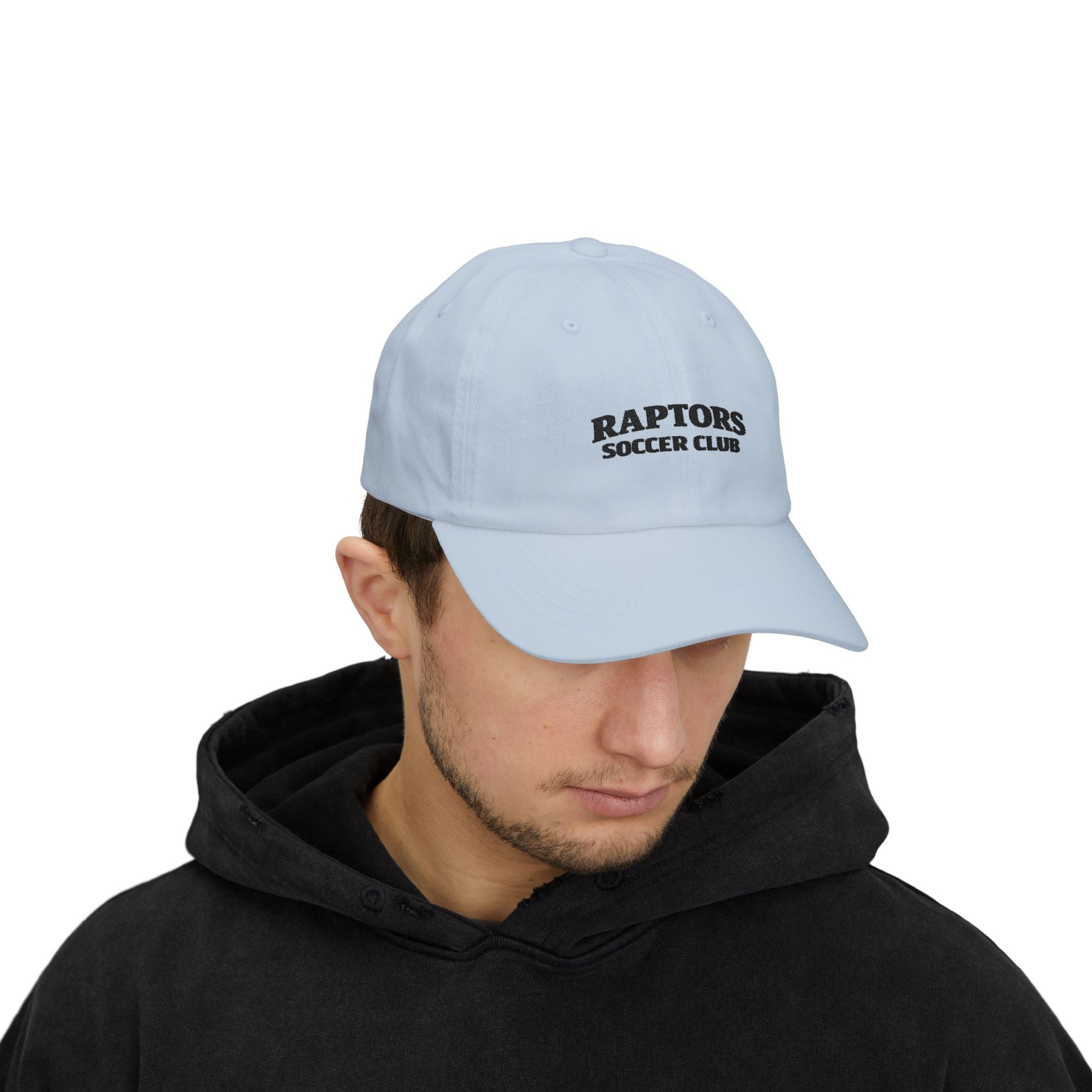 Raptors Soccer Club Classic Dad Cap — Embroidered Casual Baseball Hat