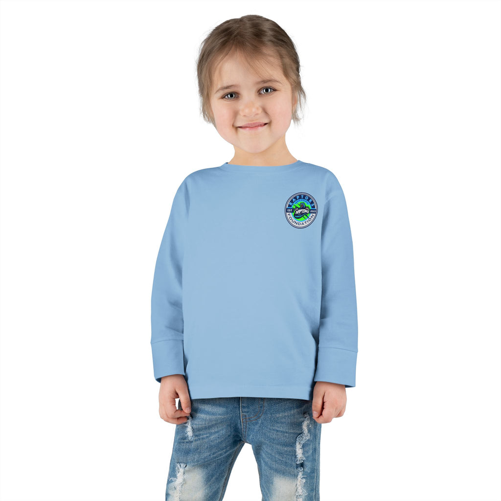 Toddler Long Sleeve Tee - 'Faith. Family. Raptors.' Kids Crewneck