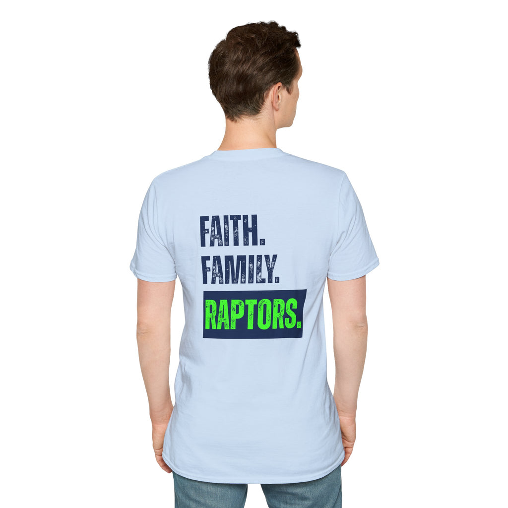 Raptors-Shirt — Faith. Family. Raptors. Graphic Tee