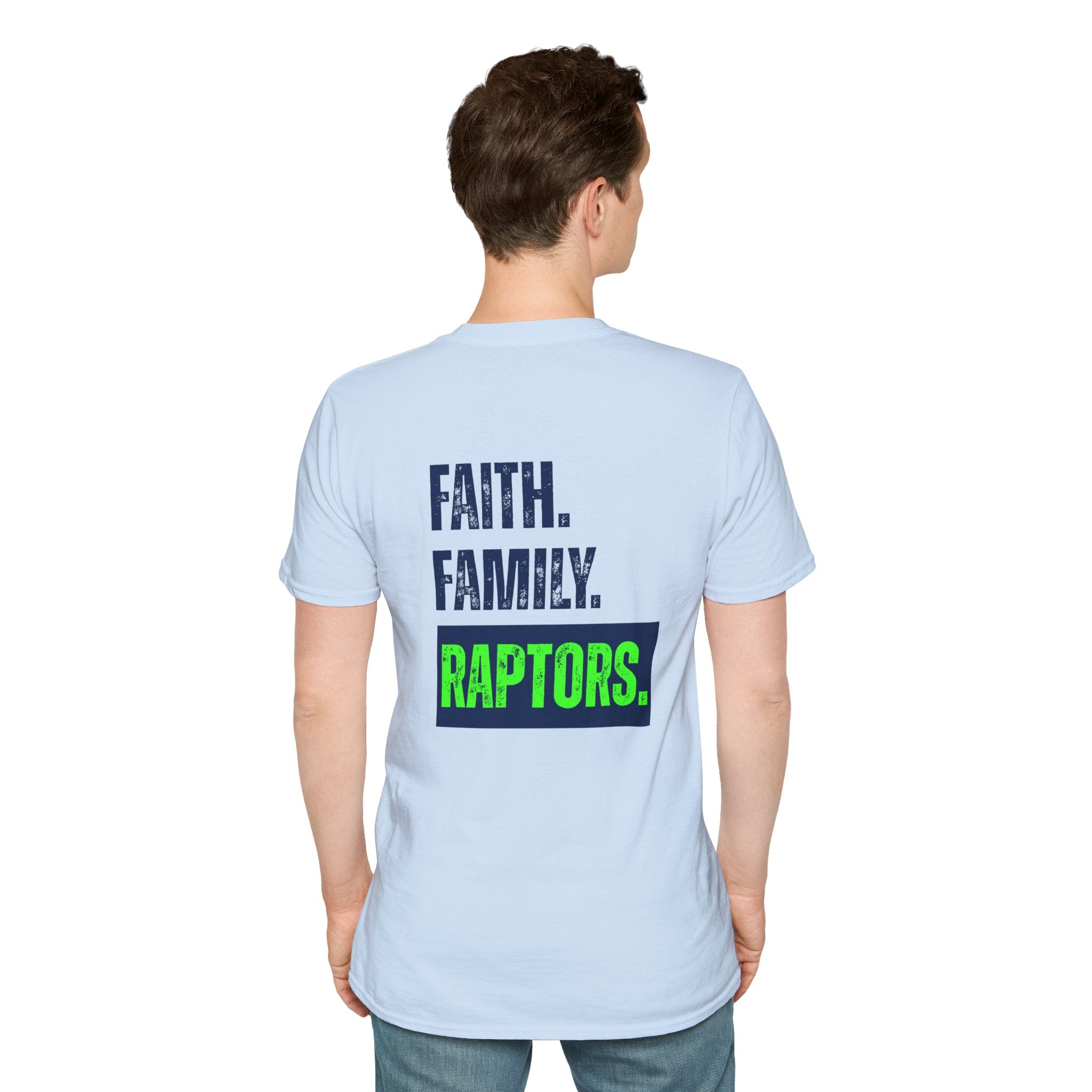 Raptors-Shirt — Faith. Family. Raptors. Graphic Tee