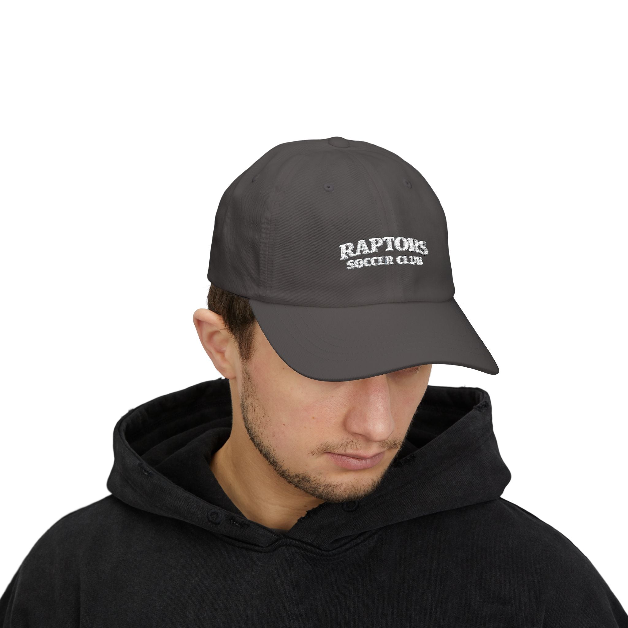 Raptors Soccer Club Camo Dad Cap — Classic Adjustable Baseball Hat