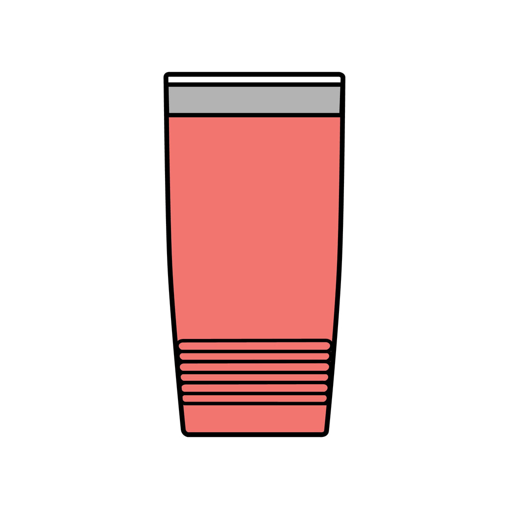 OG Raptors Logo 20oz Insulated Tumbler — Coral Travel Cup