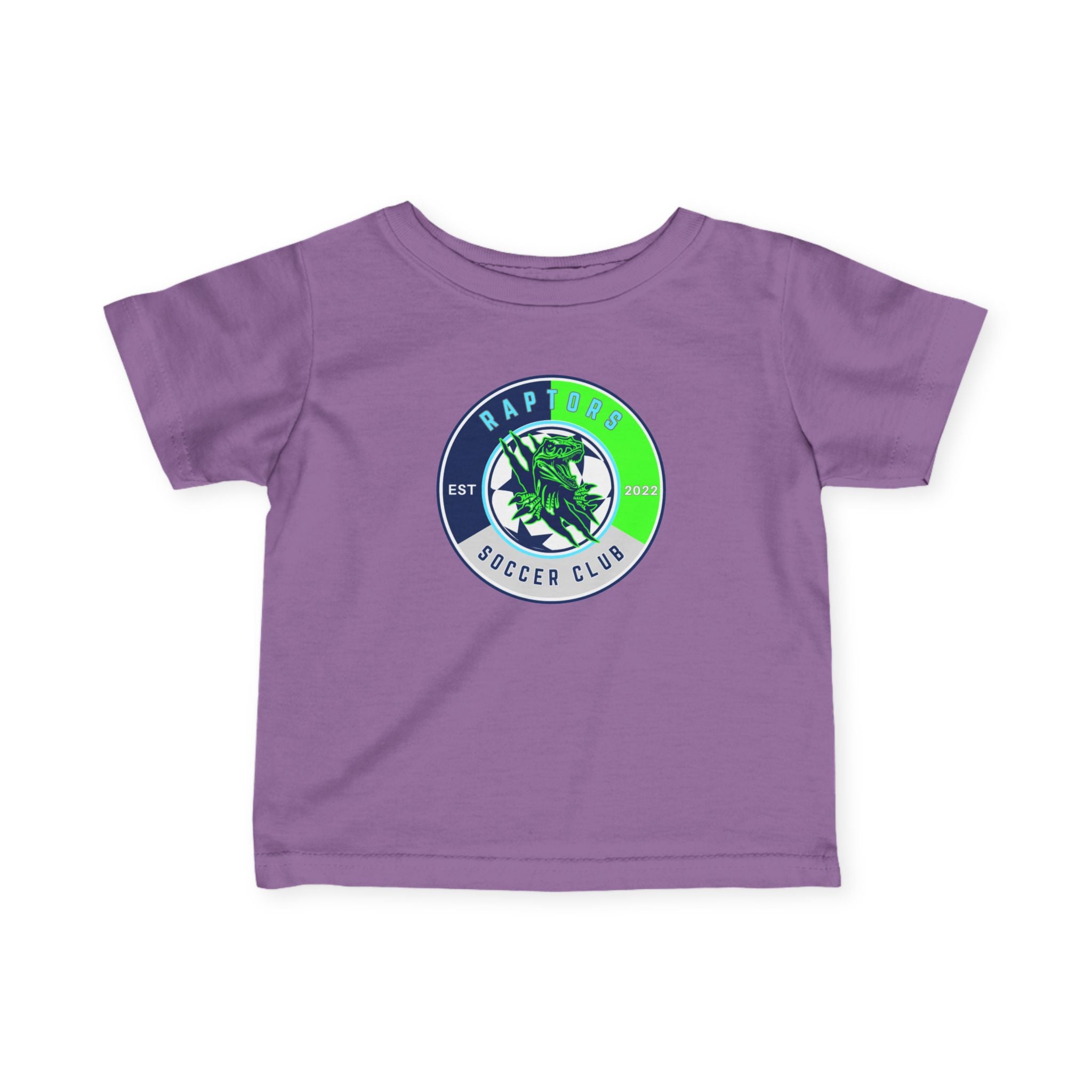 Infant Jersey Tee — ‘Rapids Soccer Club’ Crest Baby T‑Shirt