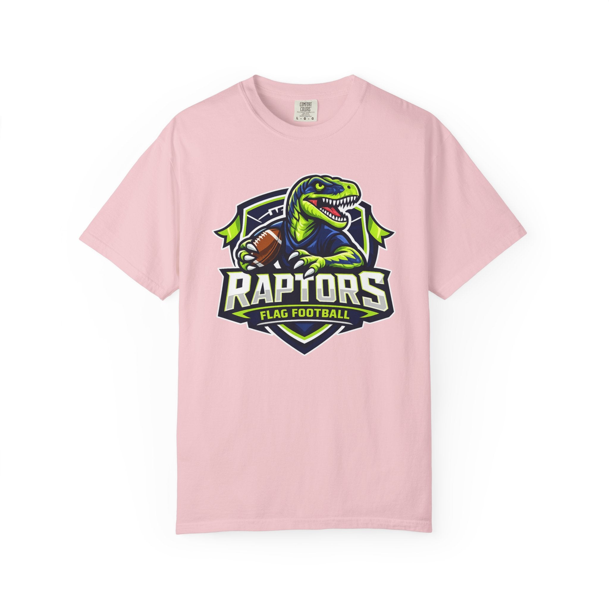 Raptors Flag Football T-Shirt — Comfort Colors