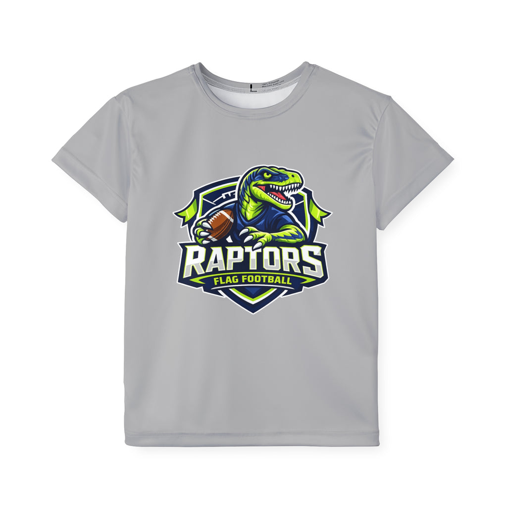 Raptors Kids Flag Football Jersey — Youth Athletic Team Shirt