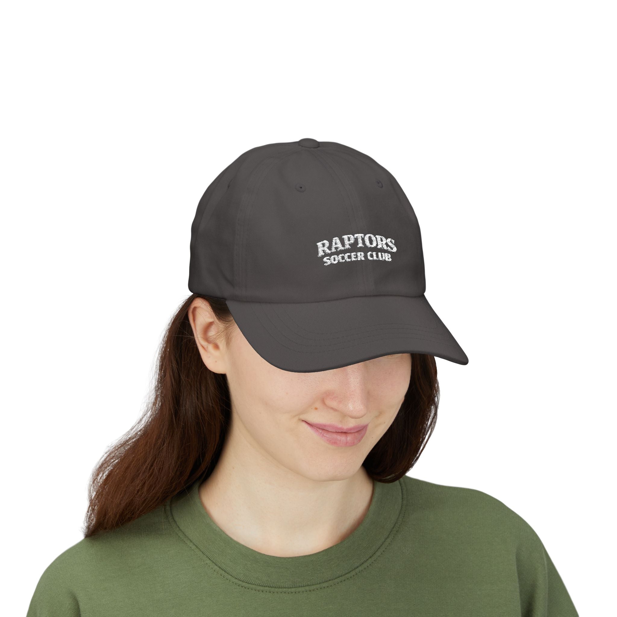 Raptors Soccer Club Camo Dad Cap — Classic Adjustable Baseball Hat