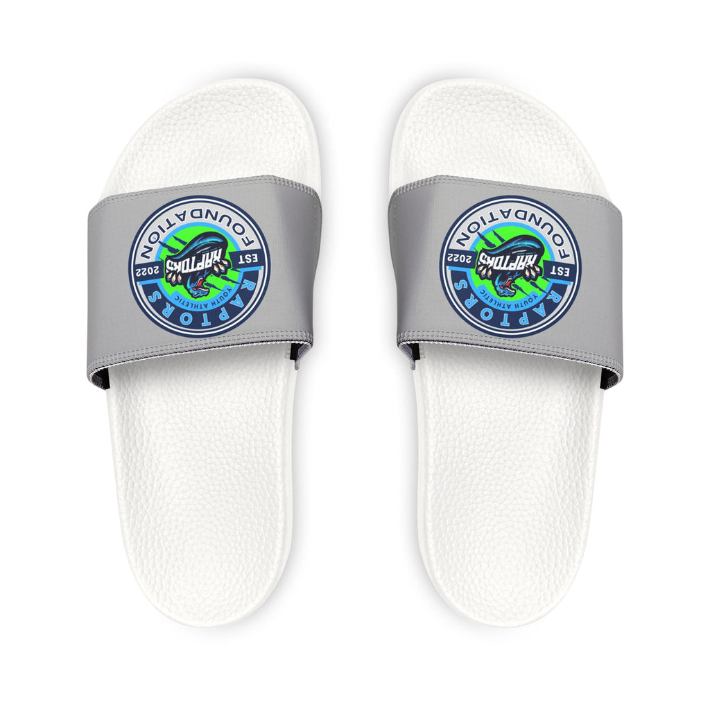 Youth Slide Sandals with Removable Strap — Earth Explorer Patch