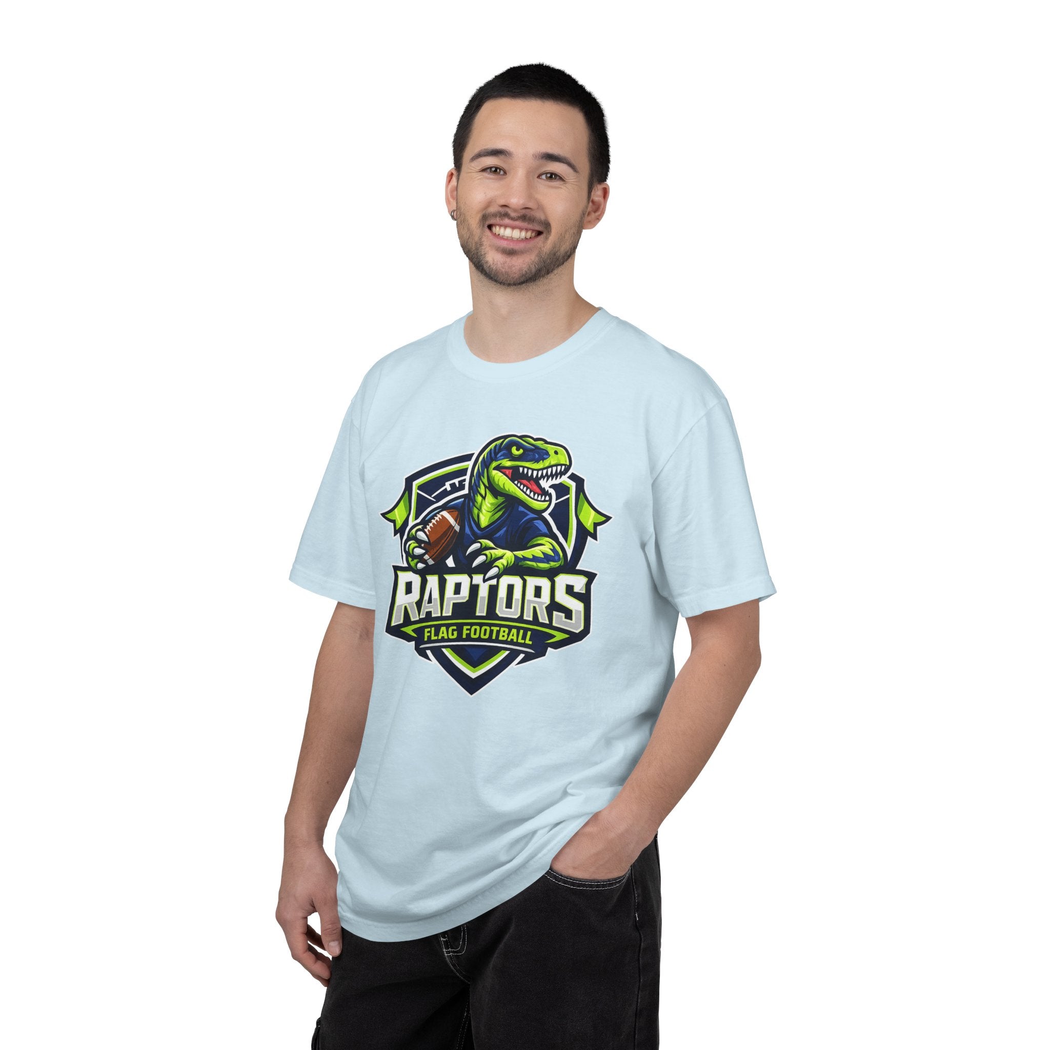 Raptors Flag Football T-Shirt — Comfort Colors