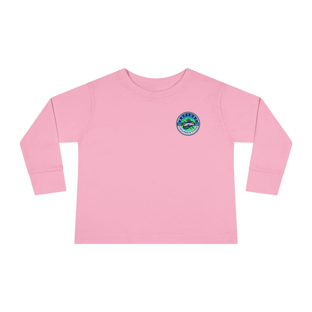 Toddler Long Sleeve Tee - 'Faith. Family. Raptors.' Kids Crewneck