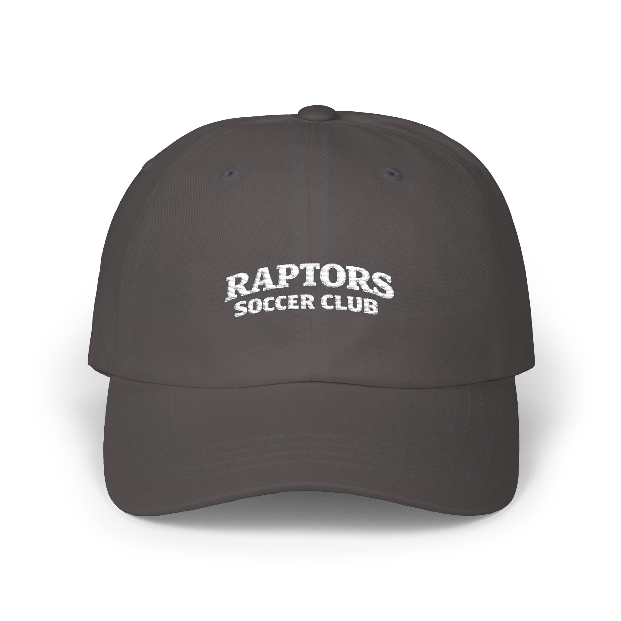 Raptors Soccer Club Camo Dad Cap — Classic Adjustable Baseball Hat