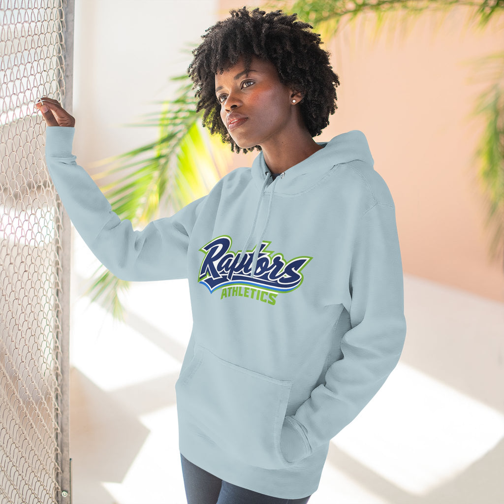 Raptors Athletics Hoodie — Three-Panel Fleece Pullover