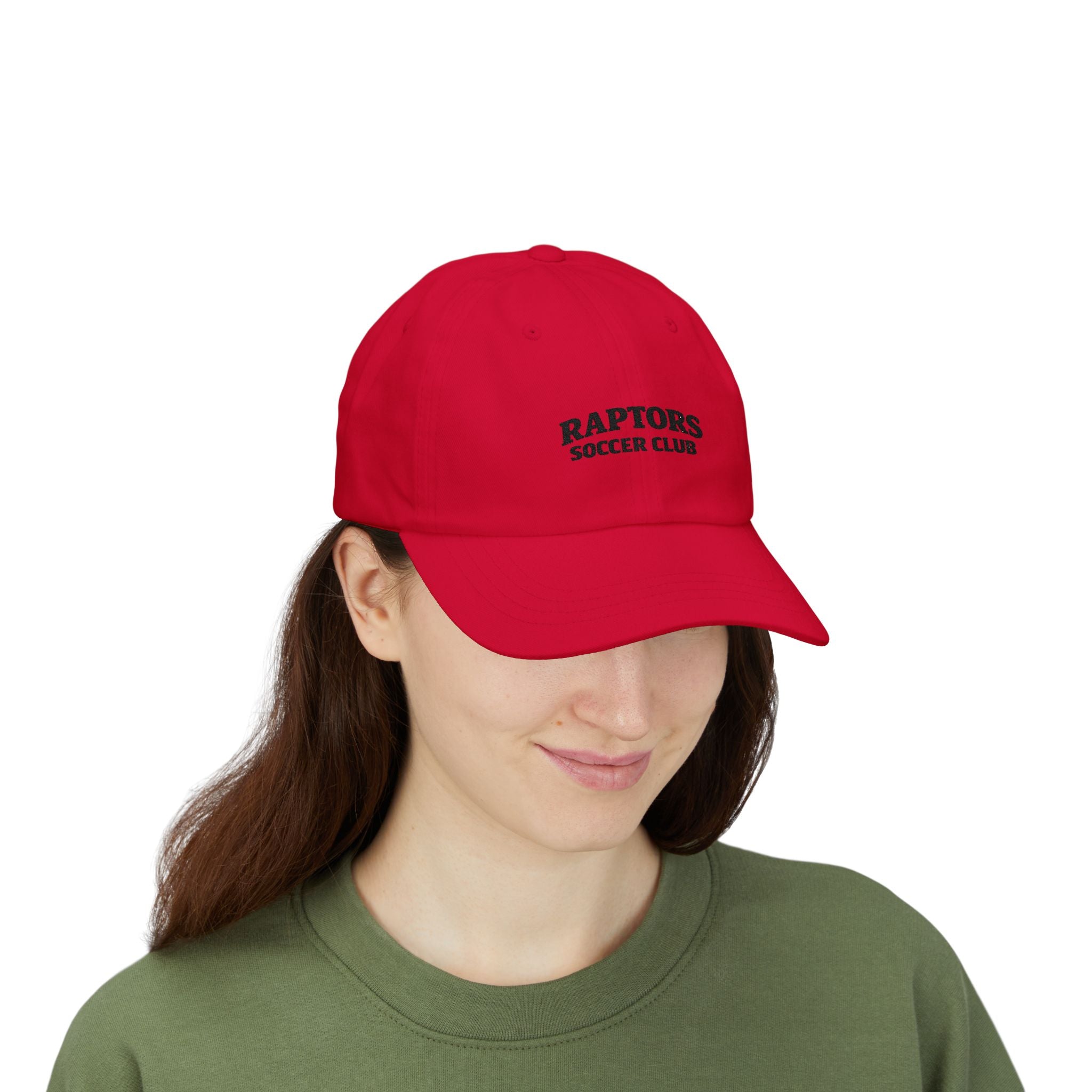Raptors Soccer Club Classic Dad Cap — Embroidered Casual Baseball Hat