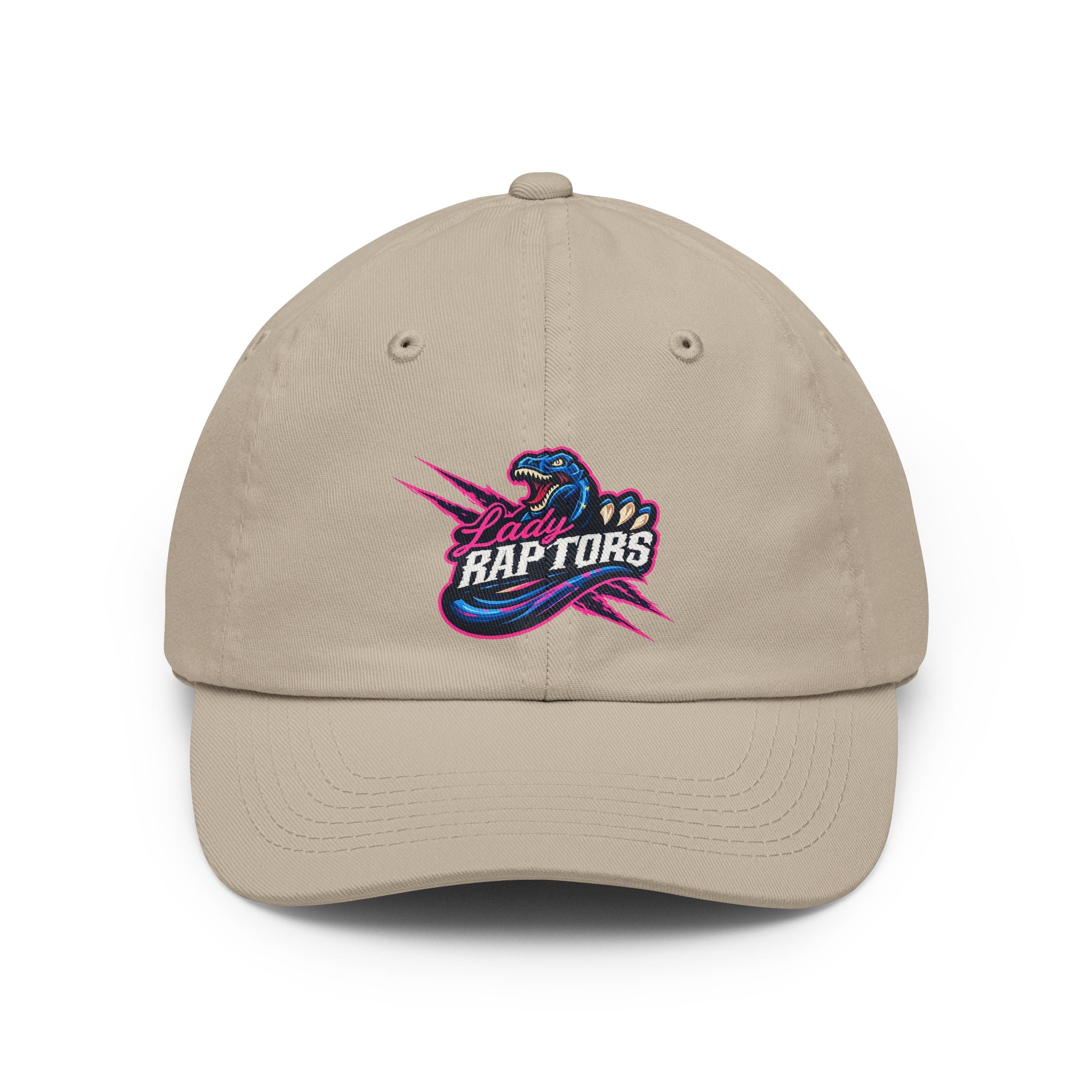 Raptors Dad Hat — Retro Neon 'RapTORS' Embroidered Baseball Cap