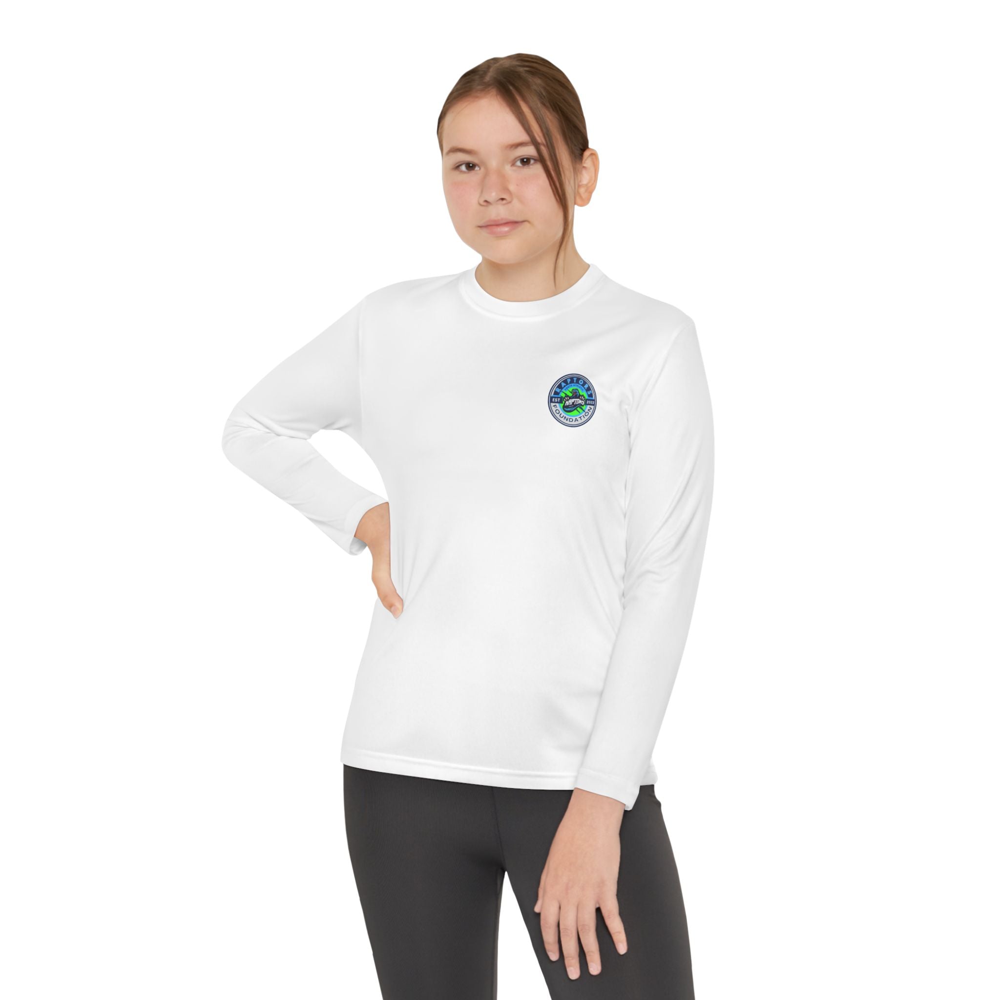 Youth Long Sleeve Tee — Faith. Family. Raptors. Team Shirt