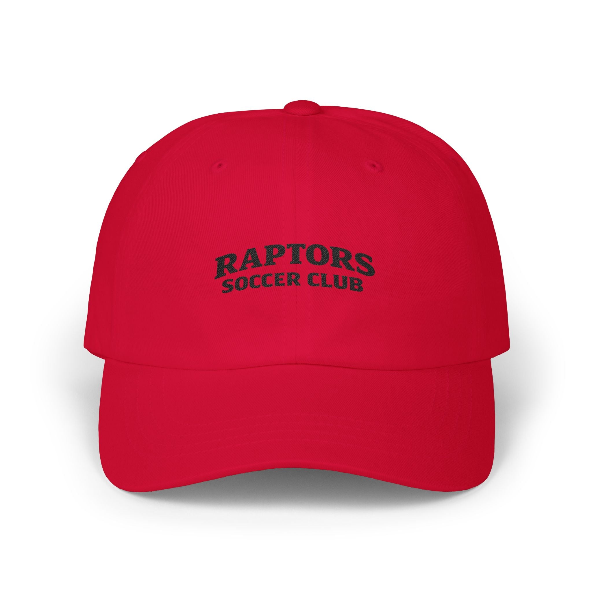 Raptors Soccer Club Classic Dad Cap — Embroidered Casual Baseball Hat