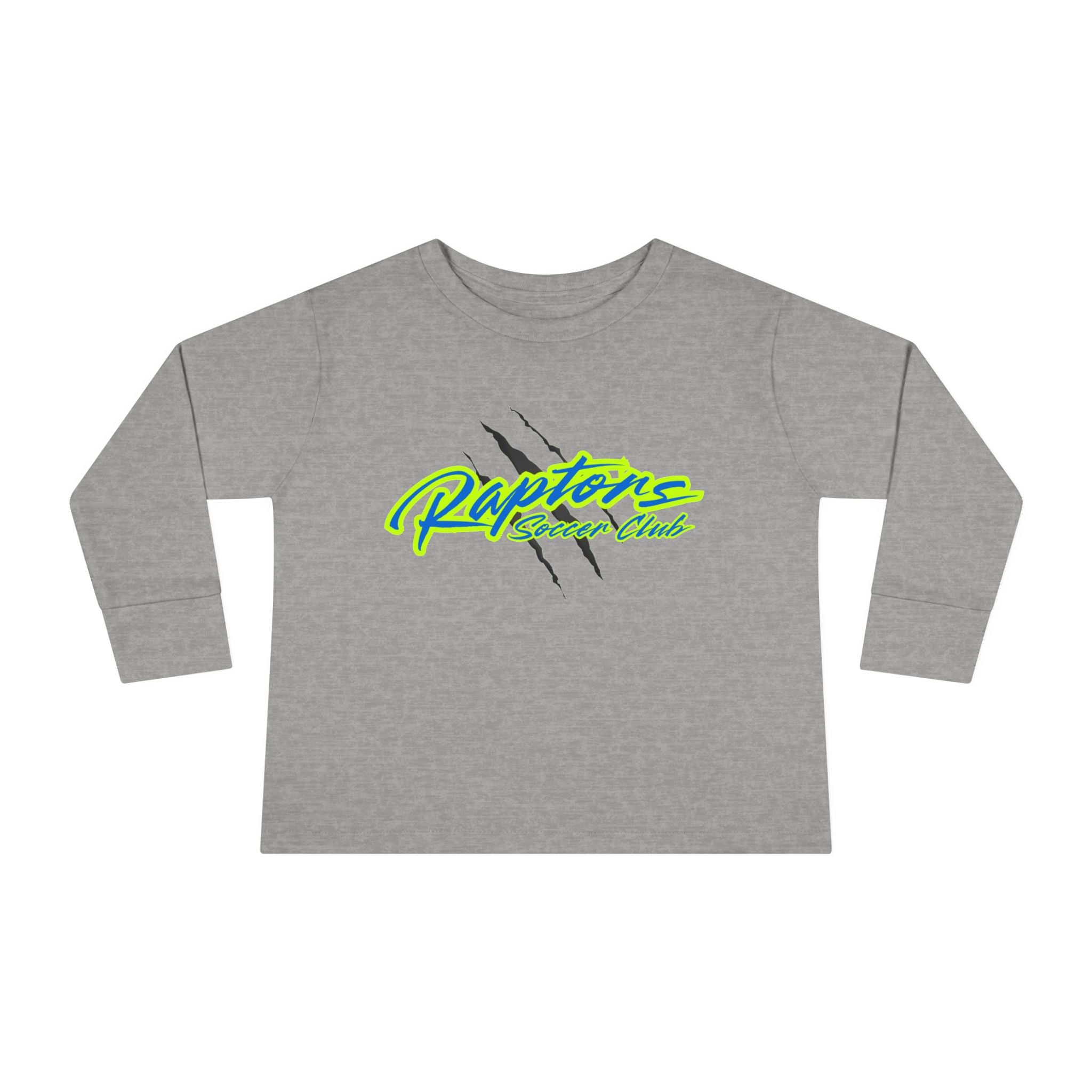 Raptors Neon Script Toddler Long Sleeve Tee