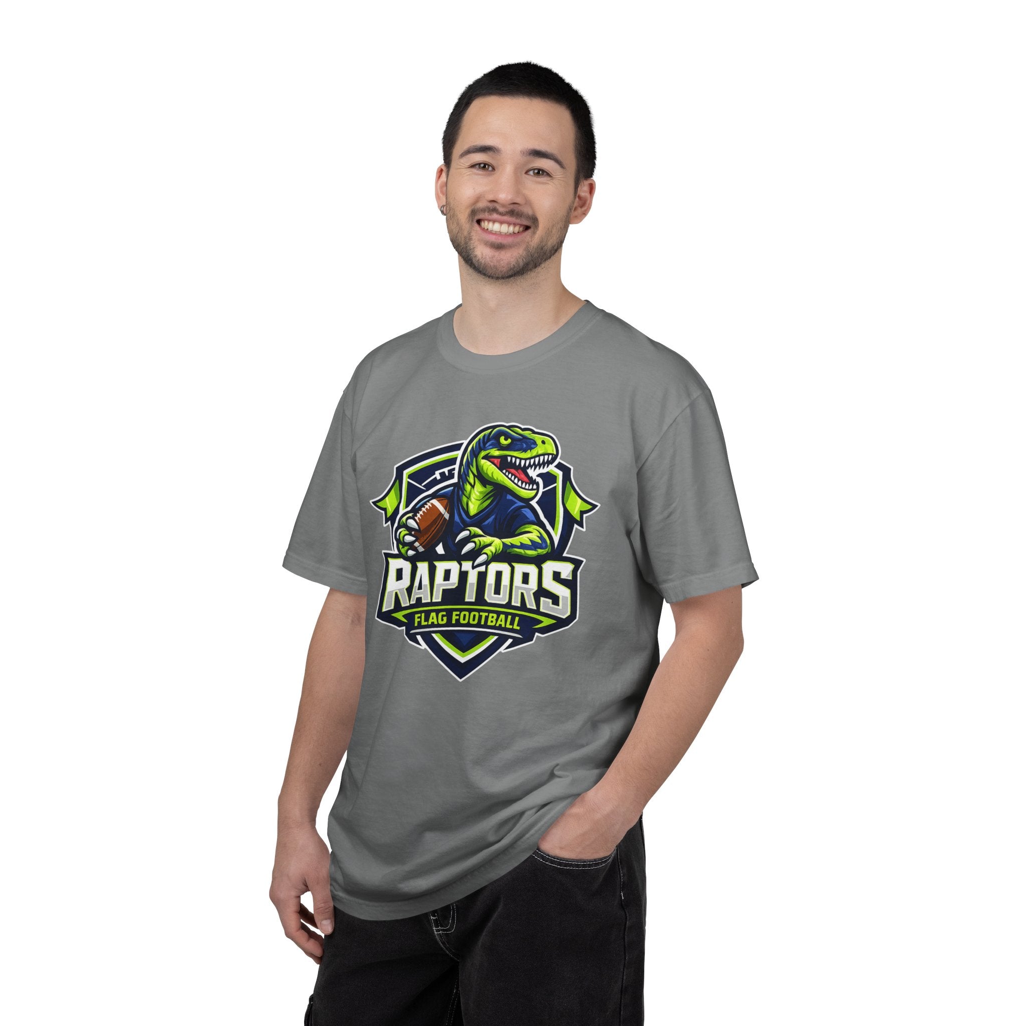 Raptors Flag Football T-Shirt — Comfort Colors
