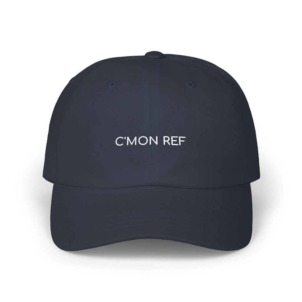 Dad Cap — "C'MON REF" Embroidered Baseball Hat