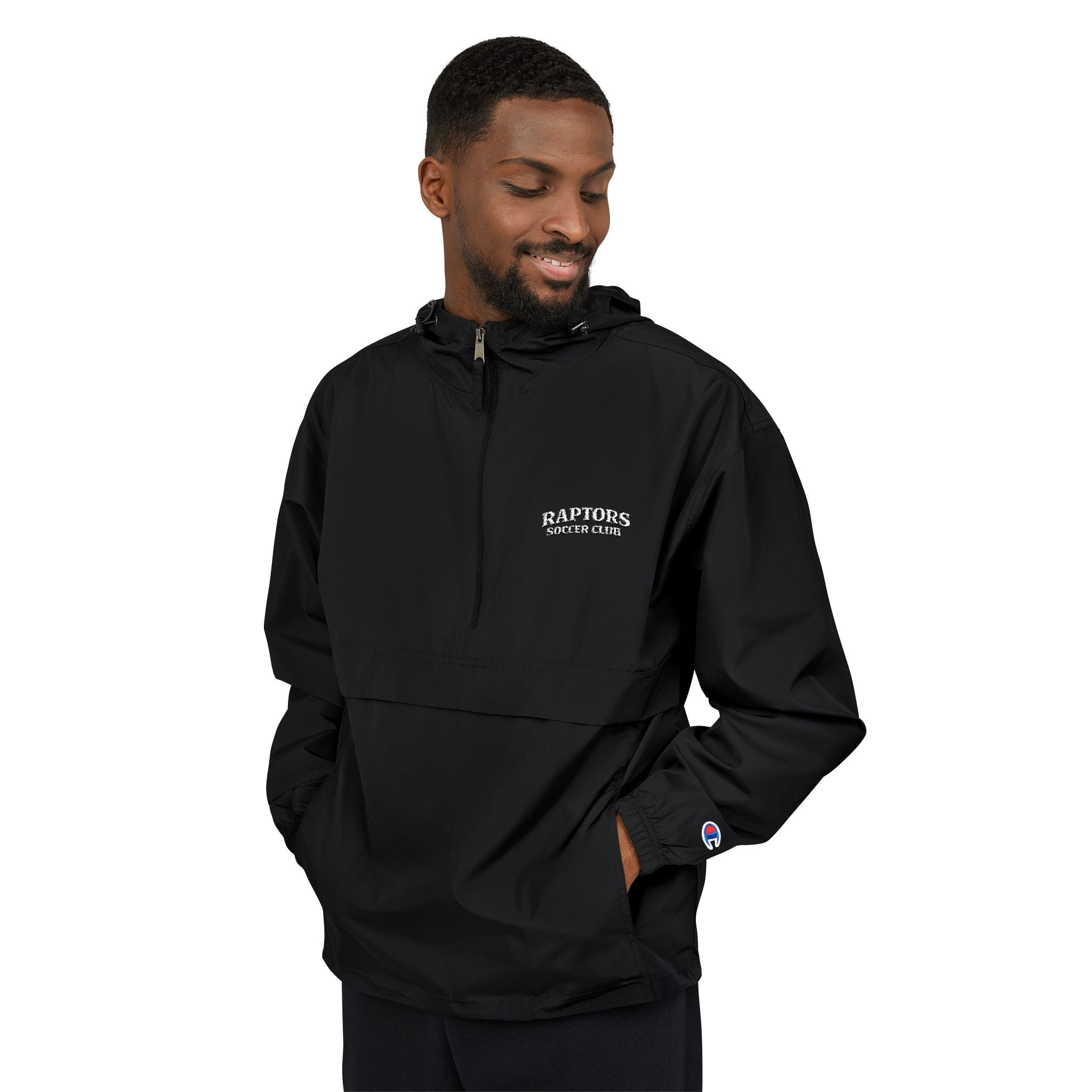 Packable Anorak Jacket — Lightweight Windbreaker with Logo