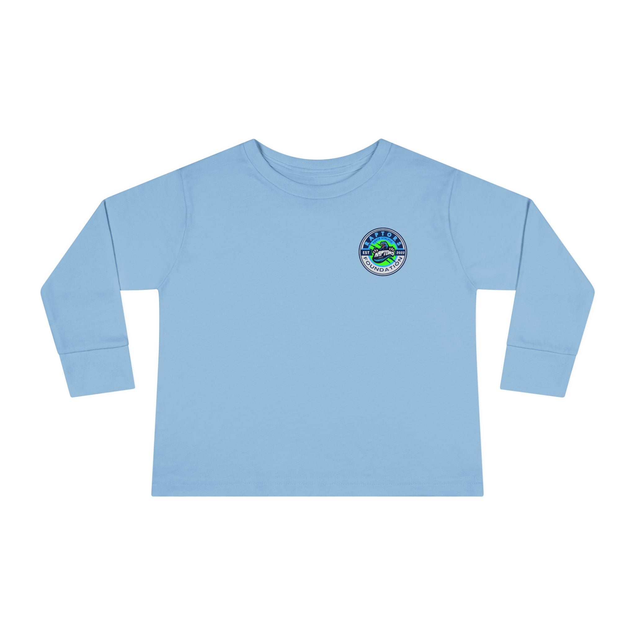 Toddler Long Sleeve Tee - 'Faith. Family. Raptors.' Kids Crewneck