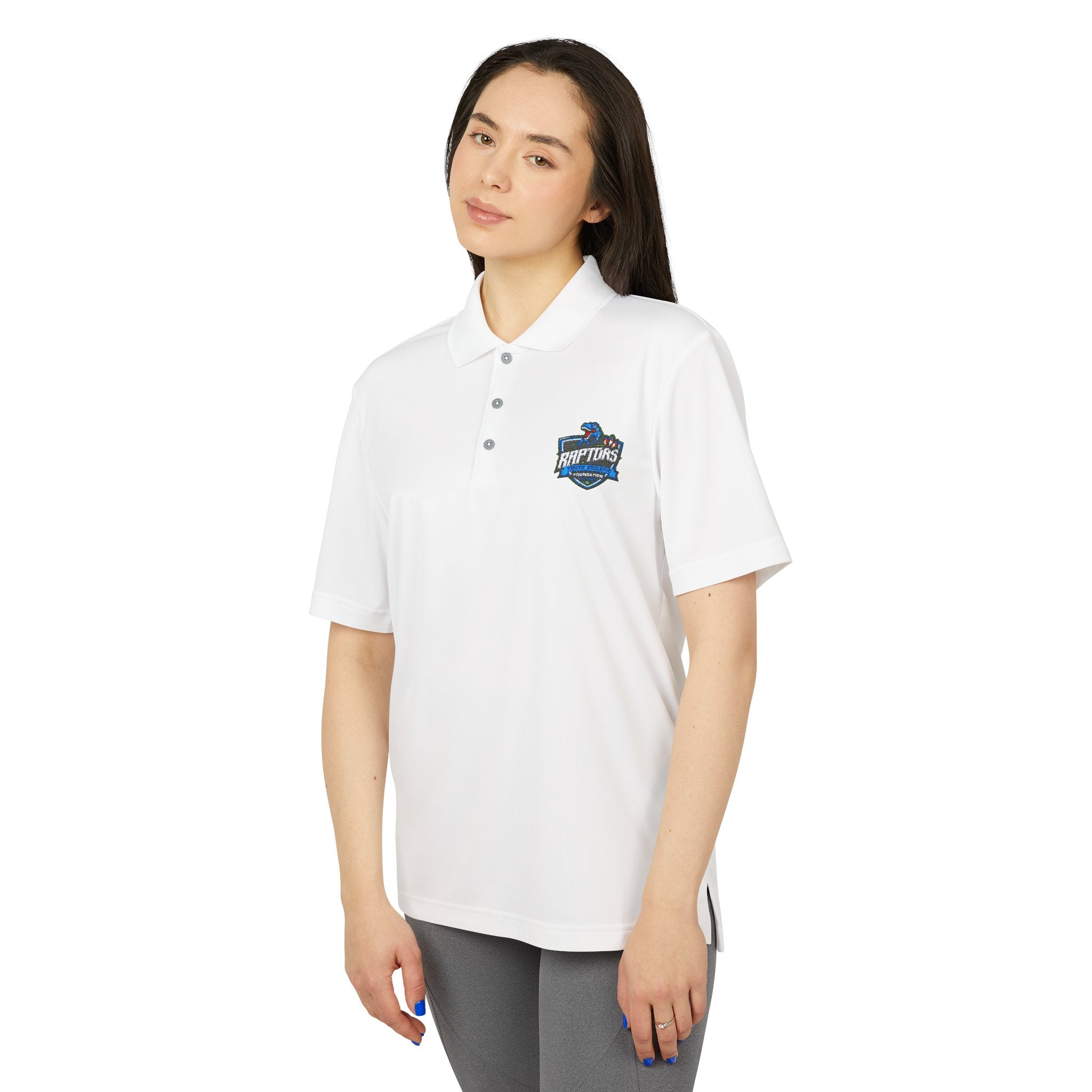 Performance Polo — Raptors Vintage Hockey Crest