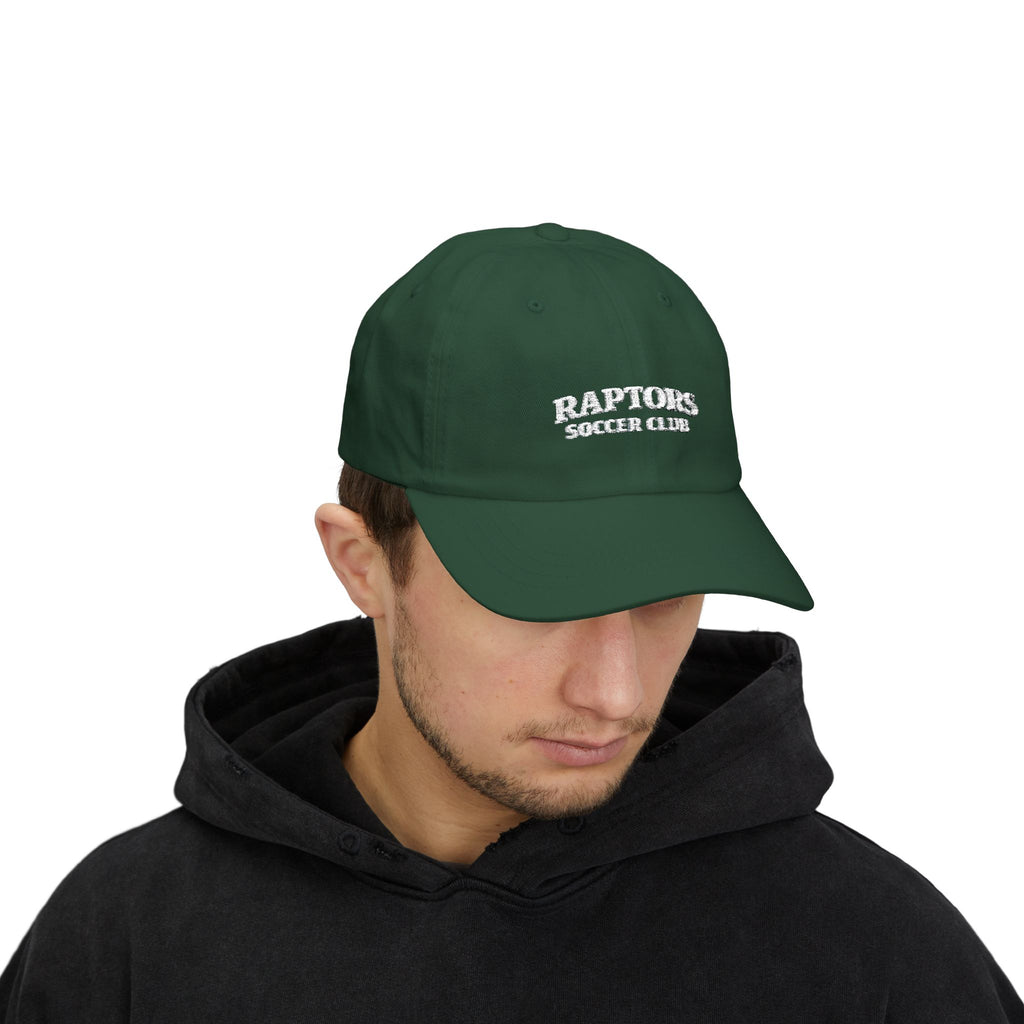 Raptors Soccer Club Camo Dad Cap — Classic Adjustable Baseball Hat