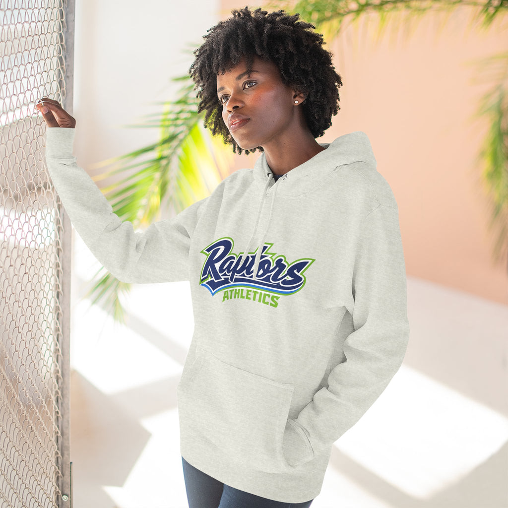 Raptors Athletics Hoodie — Three-Panel Fleece Pullover
