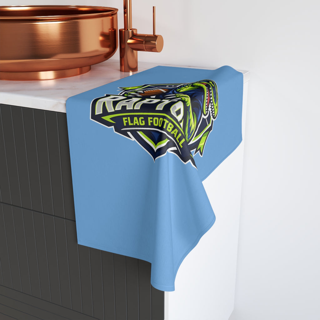 Raptors Flag Football Hand Towel – Dino Mascot Sports Team Towel