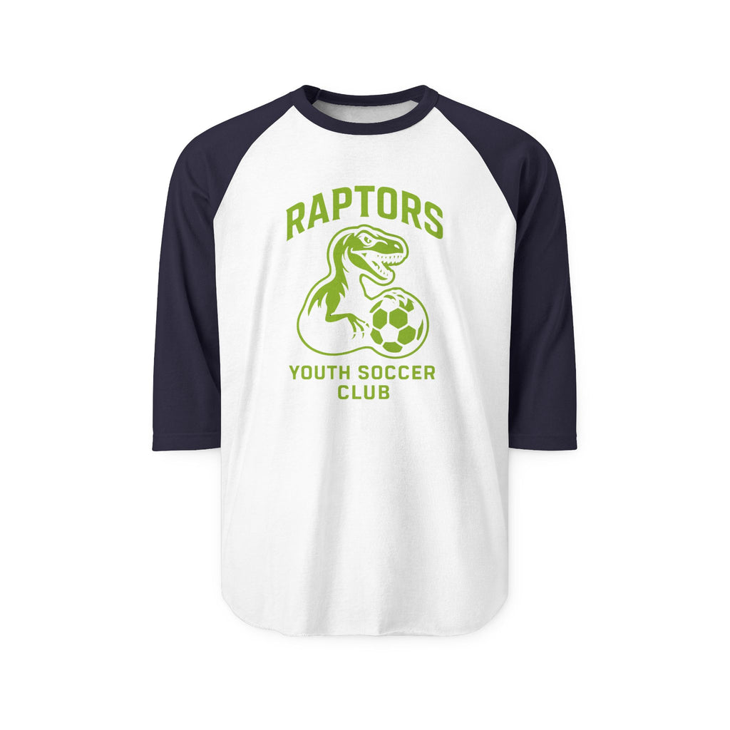 Raglan Shirt - Raptors Youth Soccer Club 3/4 Sleeve