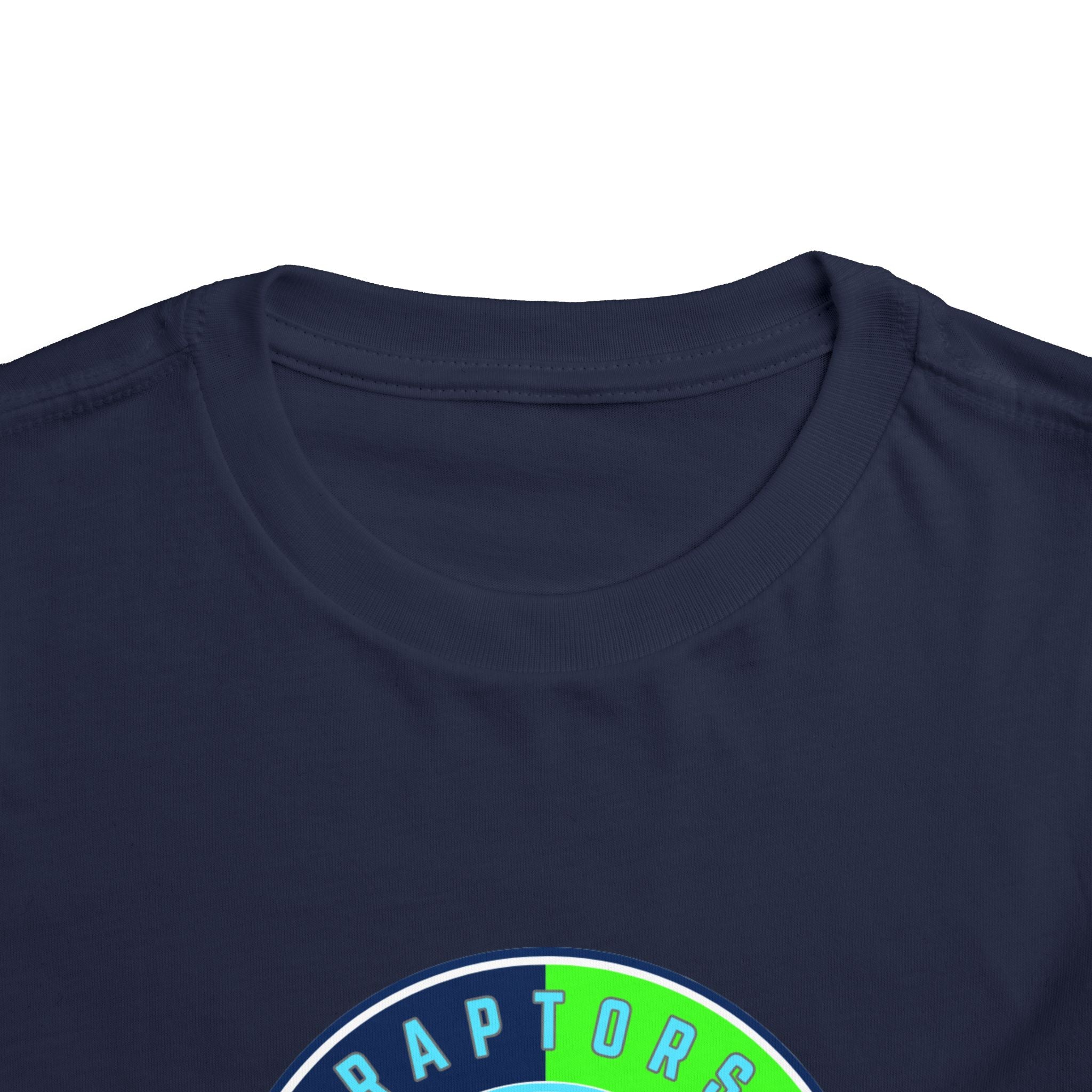 Toddler Soccer Tee — "Raptors Soccer Club" Logo Shirt
