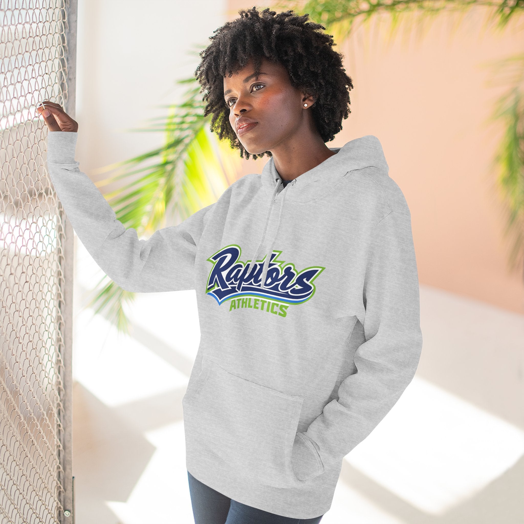 Raptors Athletics Hoodie — Three-Panel Fleece Pullover