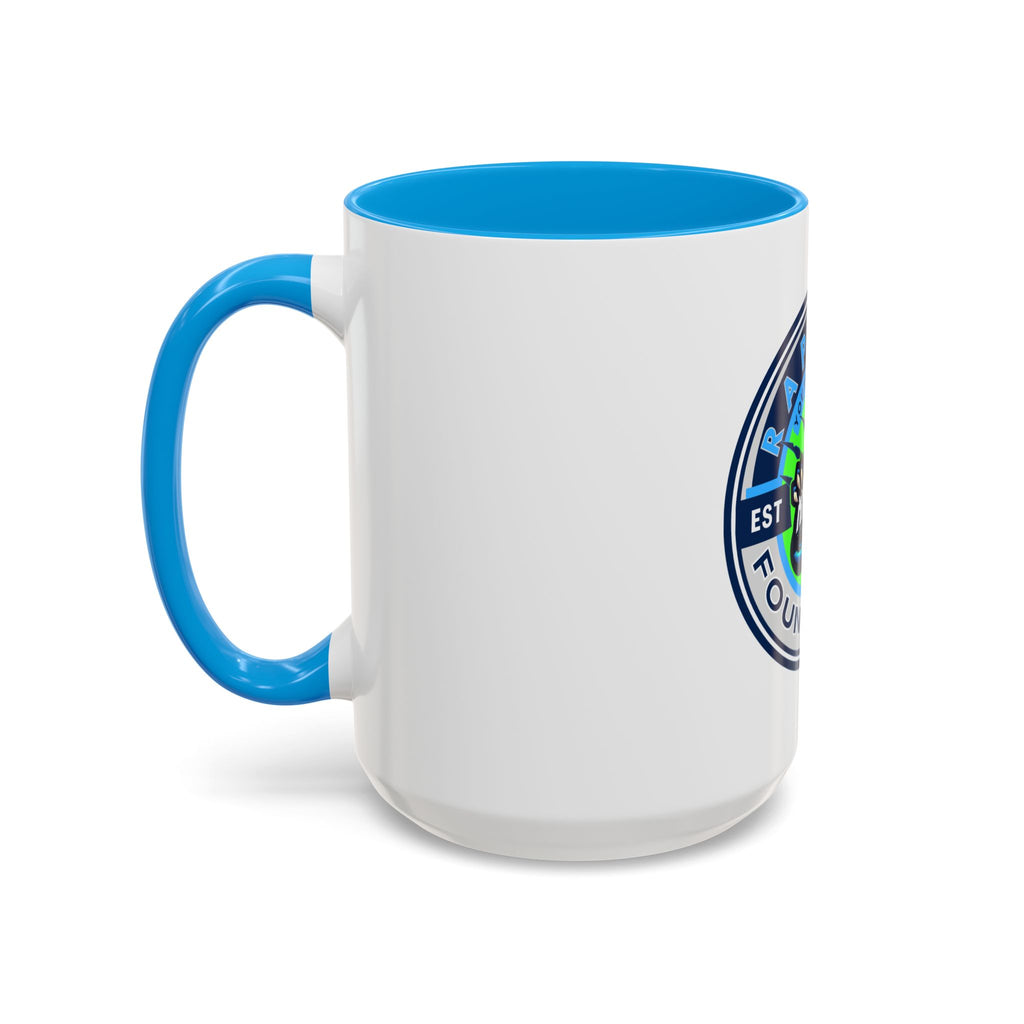 Raptors Foundation Logo Mug — Youth Athletic Team Coffee Cup (11oz/15oz)