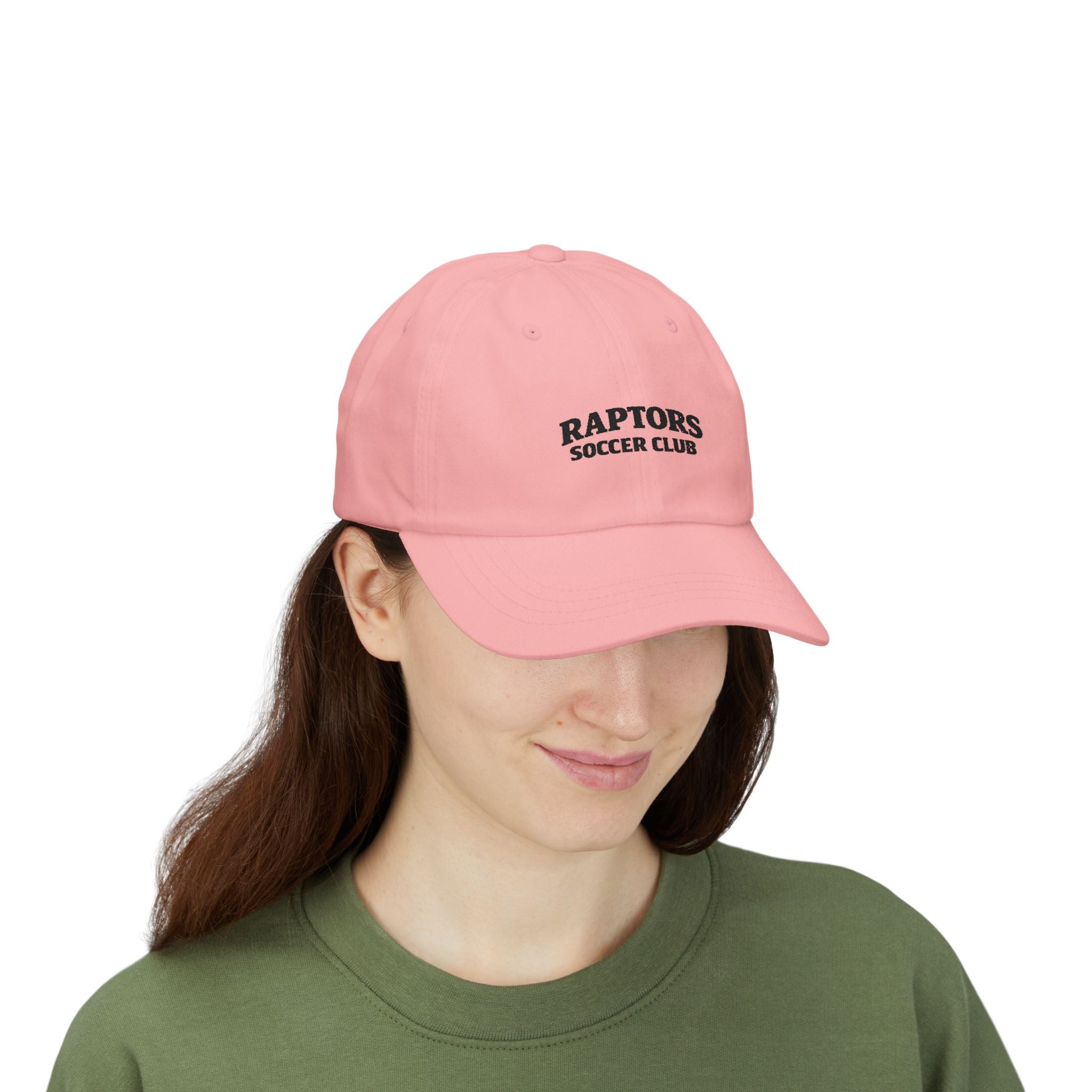 Raptors Soccer Club Classic Dad Cap — Embroidered Casual Baseball Hat