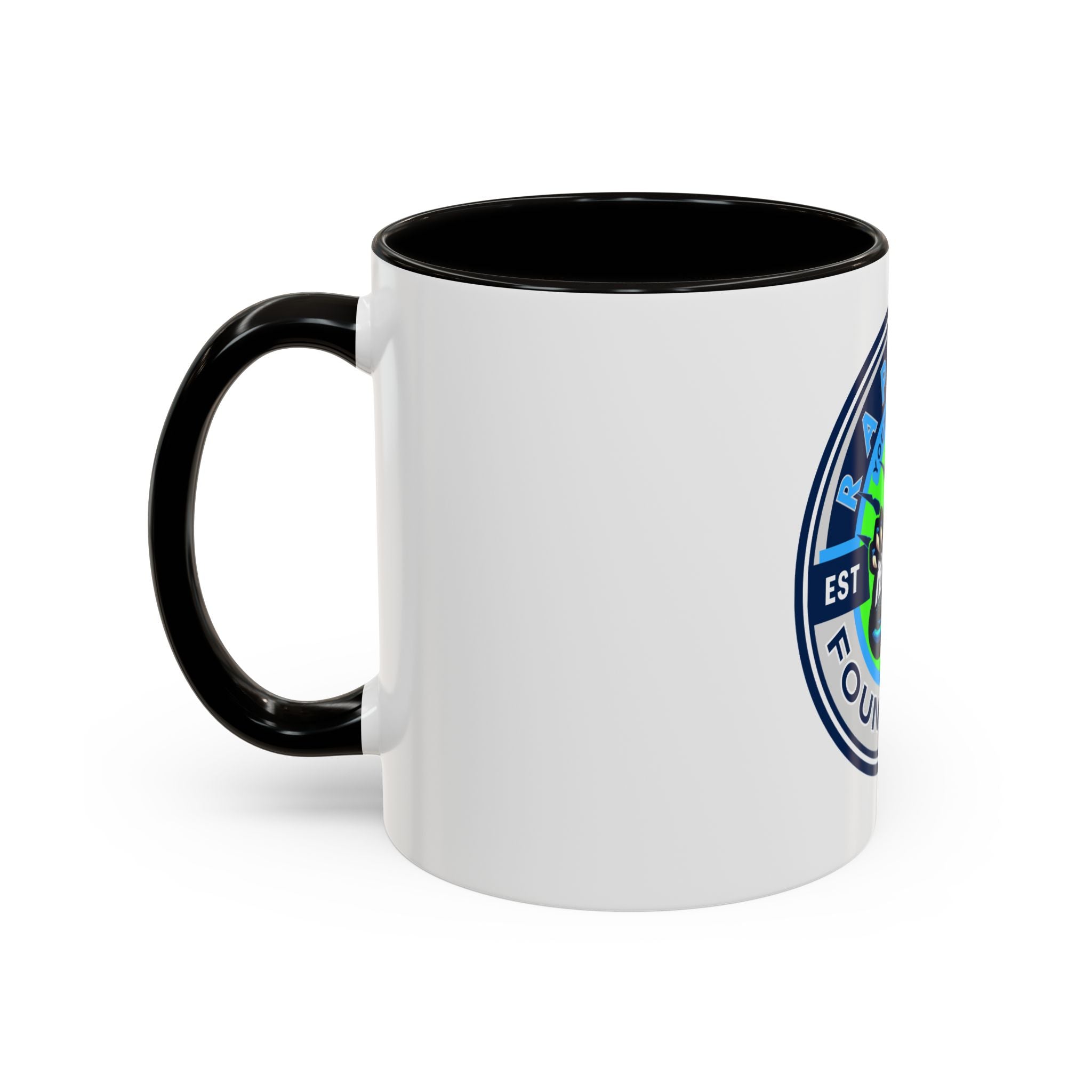 Raptors Foundation Logo Mug — Youth Athletic Team Coffee Cup (11oz/15oz)