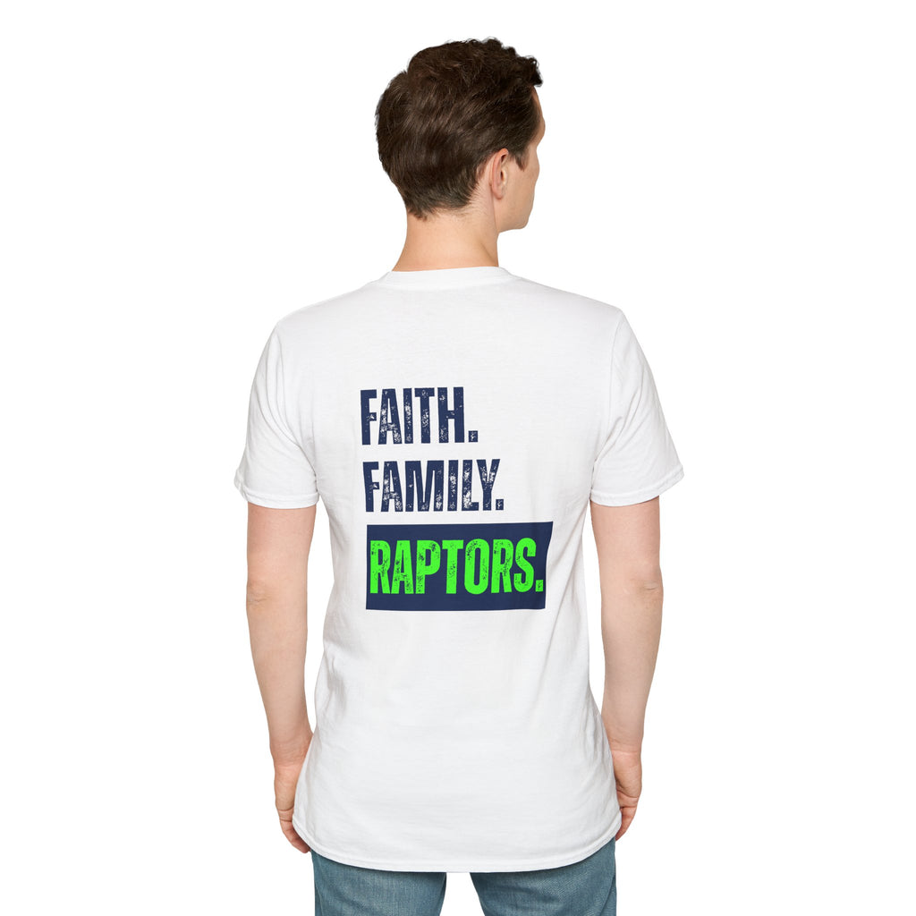 Raptors-Shirt — Faith. Family. Raptors. Graphic Tee