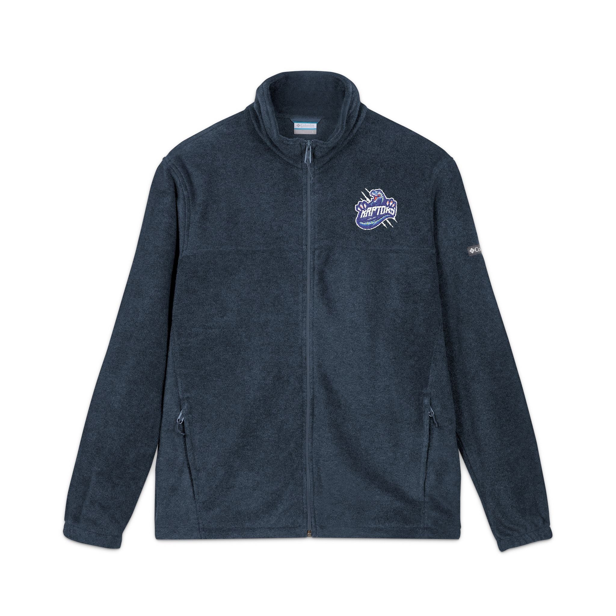 Embroidered Mountain Wave Columbia Fleece Jacket