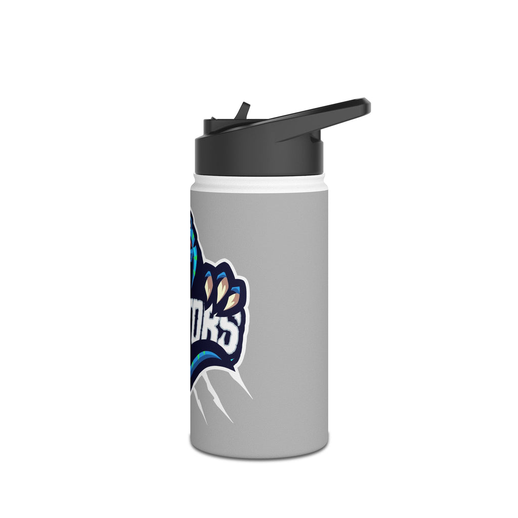 OG Raptors Logo Stainless Steel Water Bottle — Insulated Sports Bottle with Fierce Dino Logo